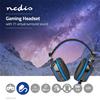 CUFFIE NEDIS GAMING HEADSET GHST500BK OVER-EAR, 7.1 VIRTUAL SURROUND, LED LIGHT, USB CONNECTOR